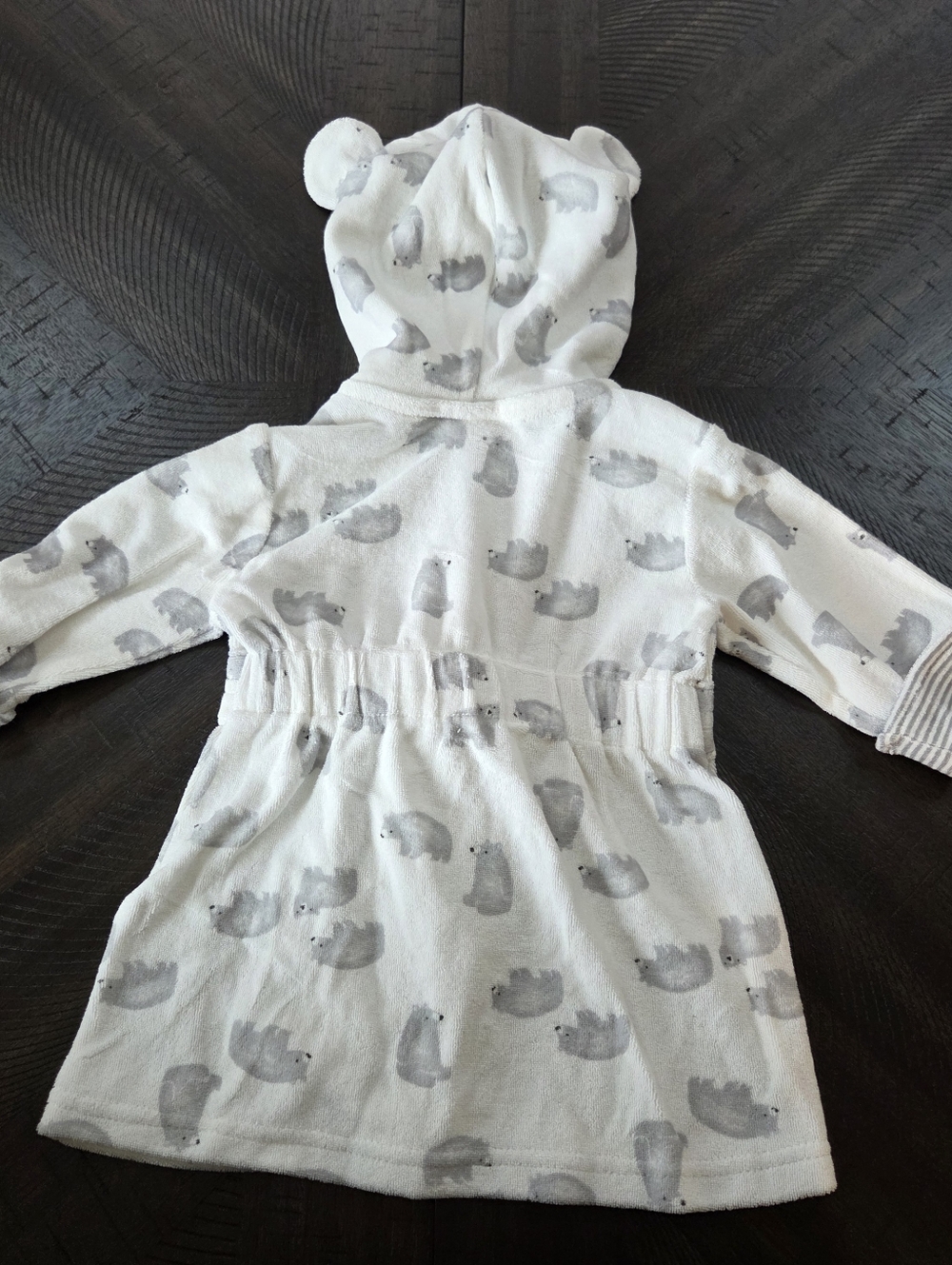 Carter's Just One You Baby Polar Bear Hooded Robe White 0-9M NWT - Picture 7 of 9